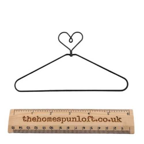 6" Heart wire quilt hanger - The Homespun Loft