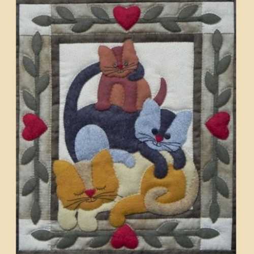 Cat Stack Quilt Kit by Rachel's of Greenfield - The Homespun Loft