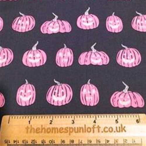 Spooky n Sweeter Jack O Lanterns Halloween Fabric - The Homespun Loft