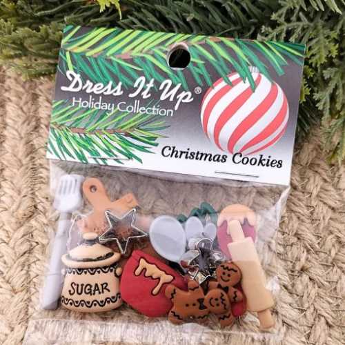 Making Christmas Cookies Button Pack - The Homespun Loft
