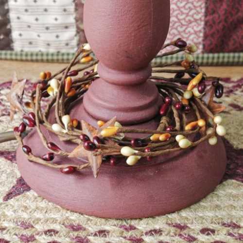 Burg Mustard Vanilla Pip Berry Candle or Lamp Ring - The Homespun Loft