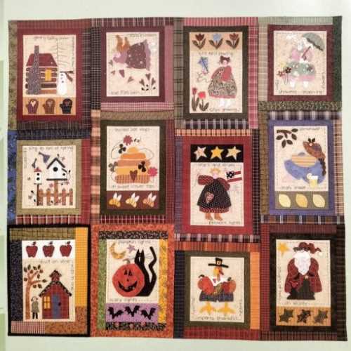 Art to Heart Calendar Quilts and Stitcheries Book - The Homespun Loft