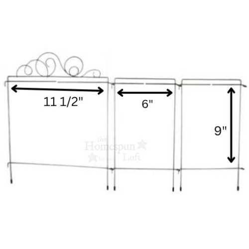Table Top Meander Design Tri Stand Quilt Holder - The Homespun Loft