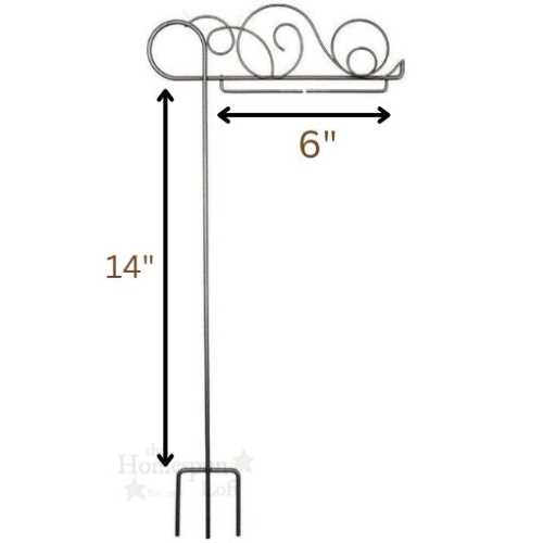 Meandering Plant Pot Stake Wire Quilt Hanger - The Homespun Loft