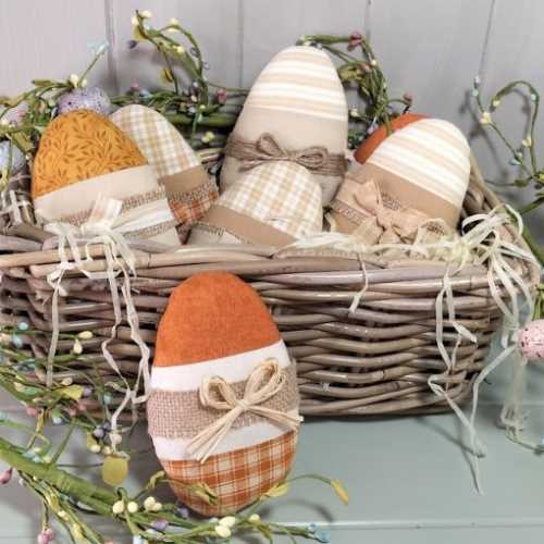 Bag of Three Primitive Egg Bowl Fillers 2 - The Homespun Loft