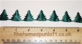 1 yard Holiday Evergreen Christmas Fir Tree Ribbon