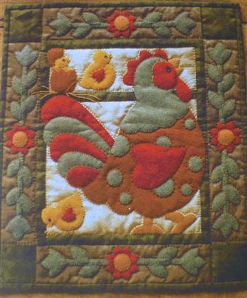 Spotty Rooster Quilt Kit by Rachels of Greenfield