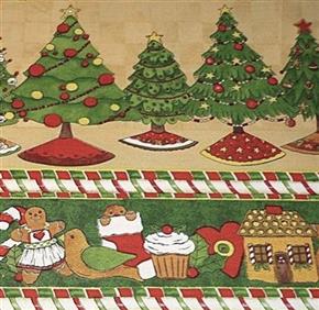 Ginger Trees Christmas Fabric by Wilmington Prints
