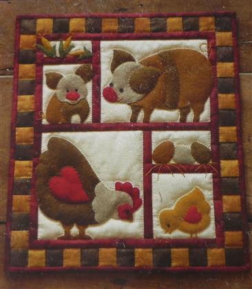 Ham and Eggs Quilt Kit by Rachel's of Greenfield