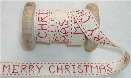 Merry Christmas Country Ribbon