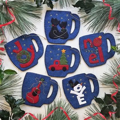 Merry Mugs Ornaments Kit by Rachel's of Greenfield
