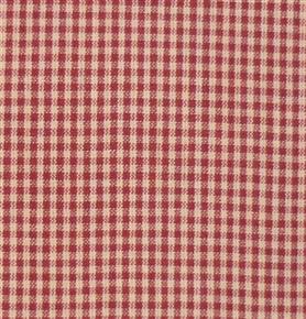 Primitive Red/Tan Mini Checked Homespun Fabric