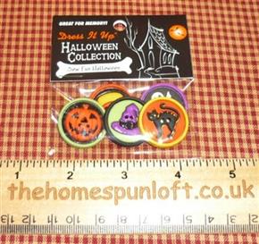 Sew Fun Halloween Collection Buttons