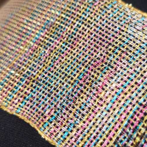 Sparkly Multicoloured Mesh Christmas Ribbon - The Homespun Loft