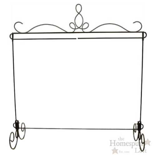 Heirloom Large Wire Quilt Stand and Top 24" x 14" - The Homespun Loft
