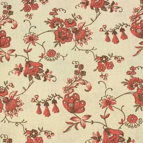 FQ Rich Cream Maison Rouge Cotton Quilting Fabric - The Homespun Loft