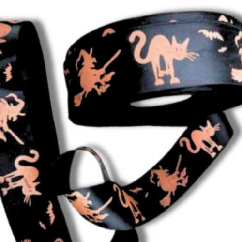 38mm Cute Halloween Autumn Ribbon - The Homespun Loft