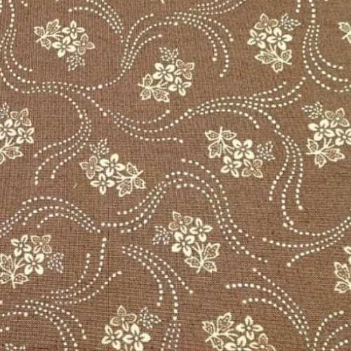 FQ Brown Maison Rouge Cotton Quilting Fabric - The Homespun Loft