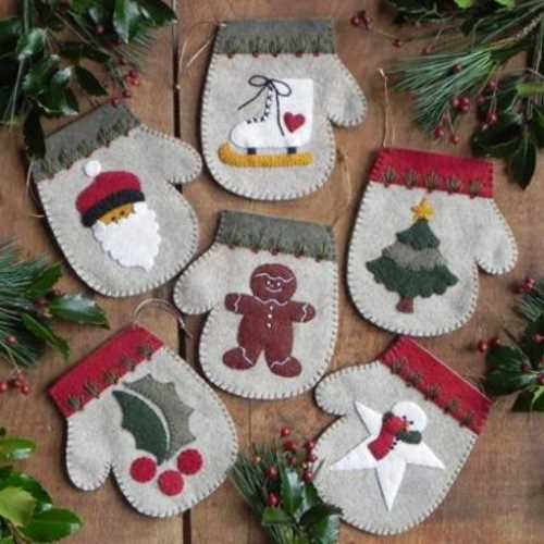 Warm Hands Ornament Kit by Rachel's of Greenfield - The Homespun Loft