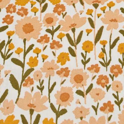 FQ YARD Autumn Flowers Fabric - The Homespun Loft
