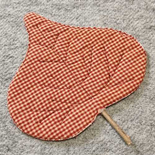 Handmade Quilted Fabric Homespun Leaf - The Homespun Loft
