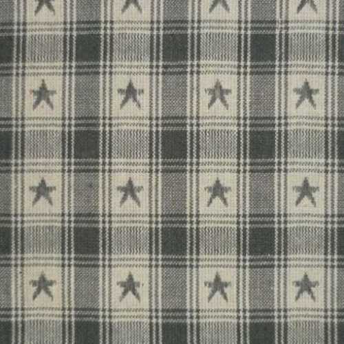 Primitive Sage Green Tan Star Homespun Fabric - The Homespun Loft
