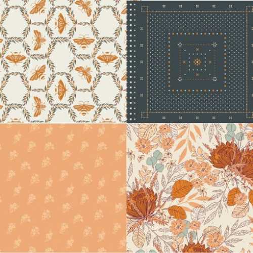 10" LAYER CAKE PACK Season and Spice Autumn Fall - The Homespun Loft