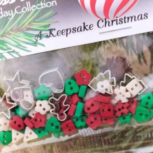 Holiday Collection Keepsake Christmas Button Pack - The Homespun Loft