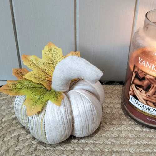 Small Handmade Autumn Pumpkin No. 8 - The Homespun Loft
