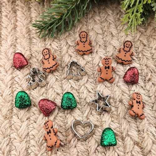Christmas Holiday Treats Button Pack - The Homespun Loft