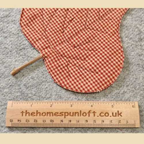 Handmade Quilted Fabric Homespun Leaf - The Homespun Loft
