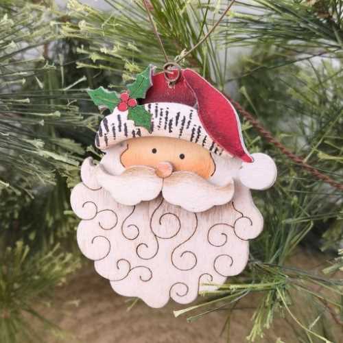 Father Christmas Primitive Decoration - The Homespun Loft