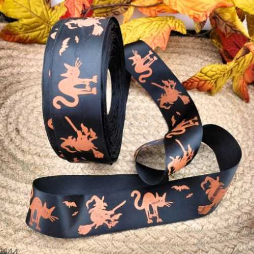 1 Yard Cute Halloween Autumn Ribbon - The Homespun Loft