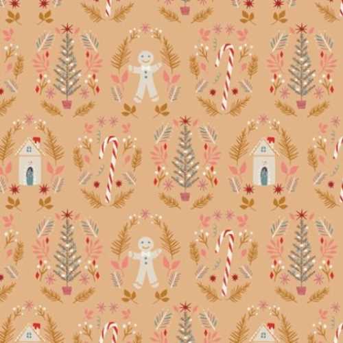 Cozy and Magical Ginger Joy Sweet Fabric by AGF - The Homespun Loft
