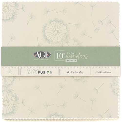 10" Vert Fusion Fabric Collection Layer Cake - The Homespun Loft