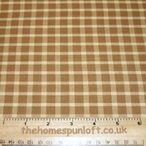 Primitive Ginger Tan Homespun Fabric - The Homespun Loft