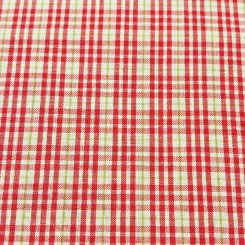 Checked Brushed Cotton Homespun Fabric - The Homespun Loft