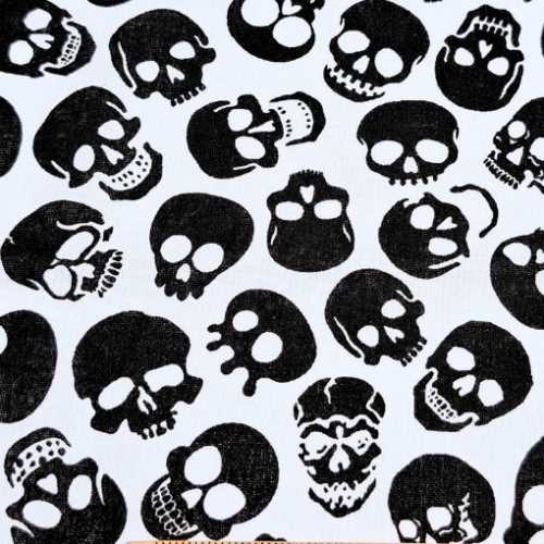 FQ YARD Spooky Halloween Skull Fabric - The Homespun Loft