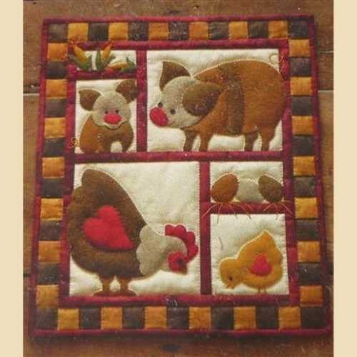 Ham and Eggs Quilt Kit by Rachel's of Greenfield - The Homespun Loft