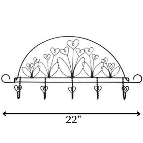 22" Flower Garden Accessory Holder by Ackfeld Wire - The Homespun Loft