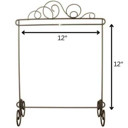 Meander Wire Quilt Stand 12" x 12" - The Homespun Loft