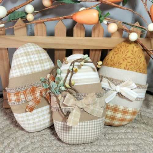 Bag of Three Primitive Egg Bowl Fillers 3 - The Homespun Loft