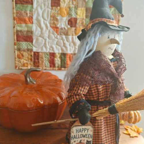 18" OOAK Handmade Primitive Halloween Witch - The Homespun Loft