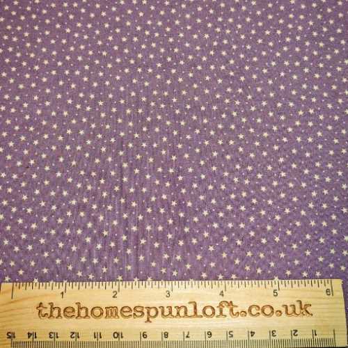 FQ Mauve Star Fabric Rose and Hubble - The Homespun Loft
