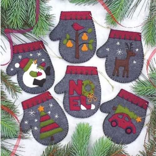 Charcoal Mittens Kit by Rachel's of Greenfield - The Homespun Loft