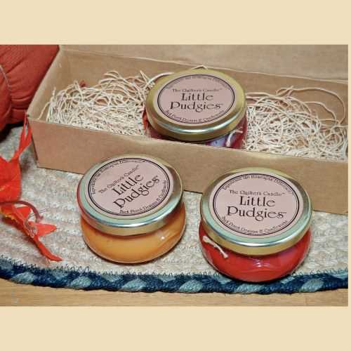 Box of 3 Primitive Quilters Candles - The Homespun Loft
