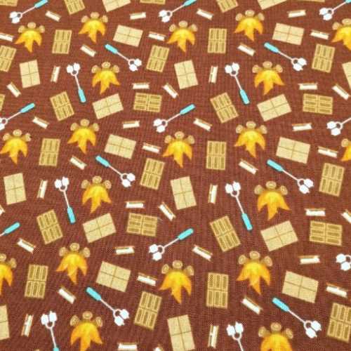 Autumn Bonfire Cotton Fabric - The Homespun Loft