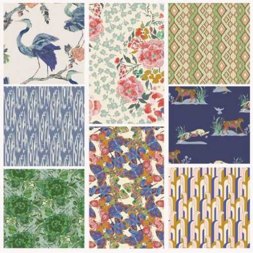 8 x FQ Bundle AGF fabrics EVE Collections - The Homespun Loft