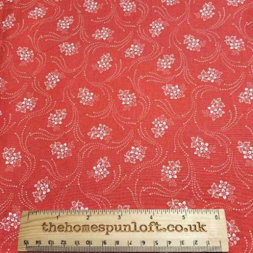 Brick Maison Rouge Cotton Quilting Fabric - The Homespun Loft