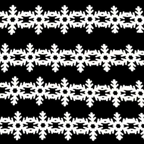 28mm Snowflake Christmas Ribbon - The Homespun Loft
